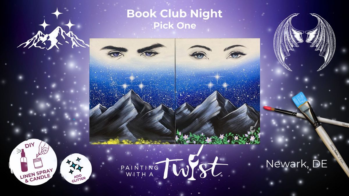 Paint & Sip - Book Club\/Date Night or Pick Side: The Night Court