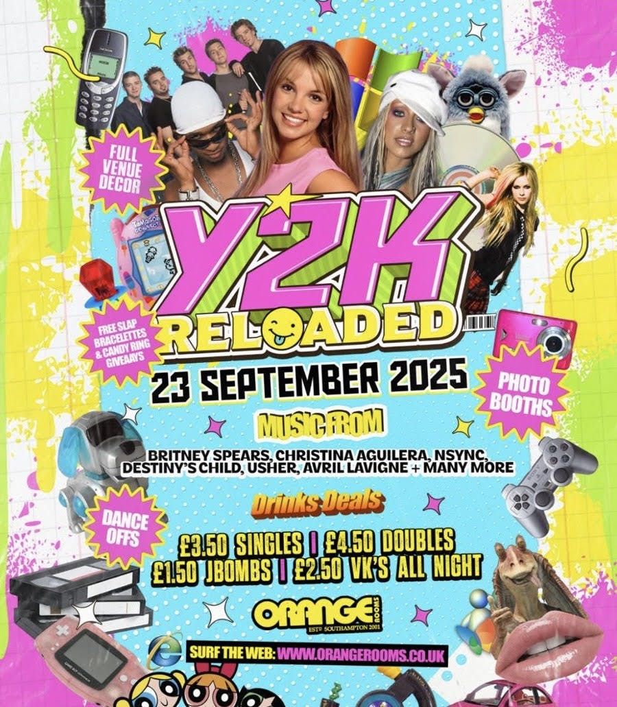 \ud83d\udcc0 Y2K RELOADED @ ORANGE ROOMS \ud83d\udcc0