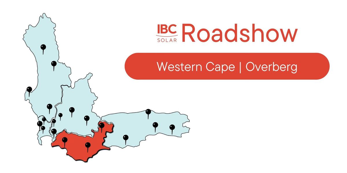 IBC SOLAR Roadshow: Hermanus\/Onrus