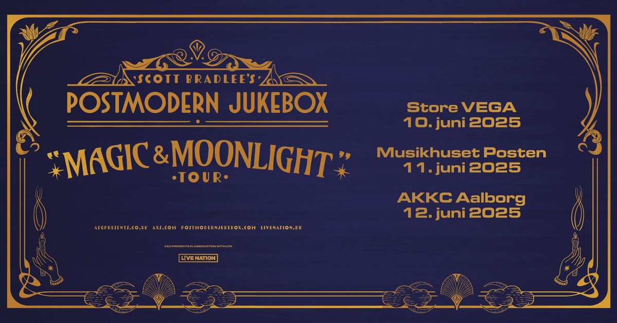 Scott Bradlee\u00b4s Postmodern Jukebox - Magic and Moonlight Tour 2025 - Posten, Odense