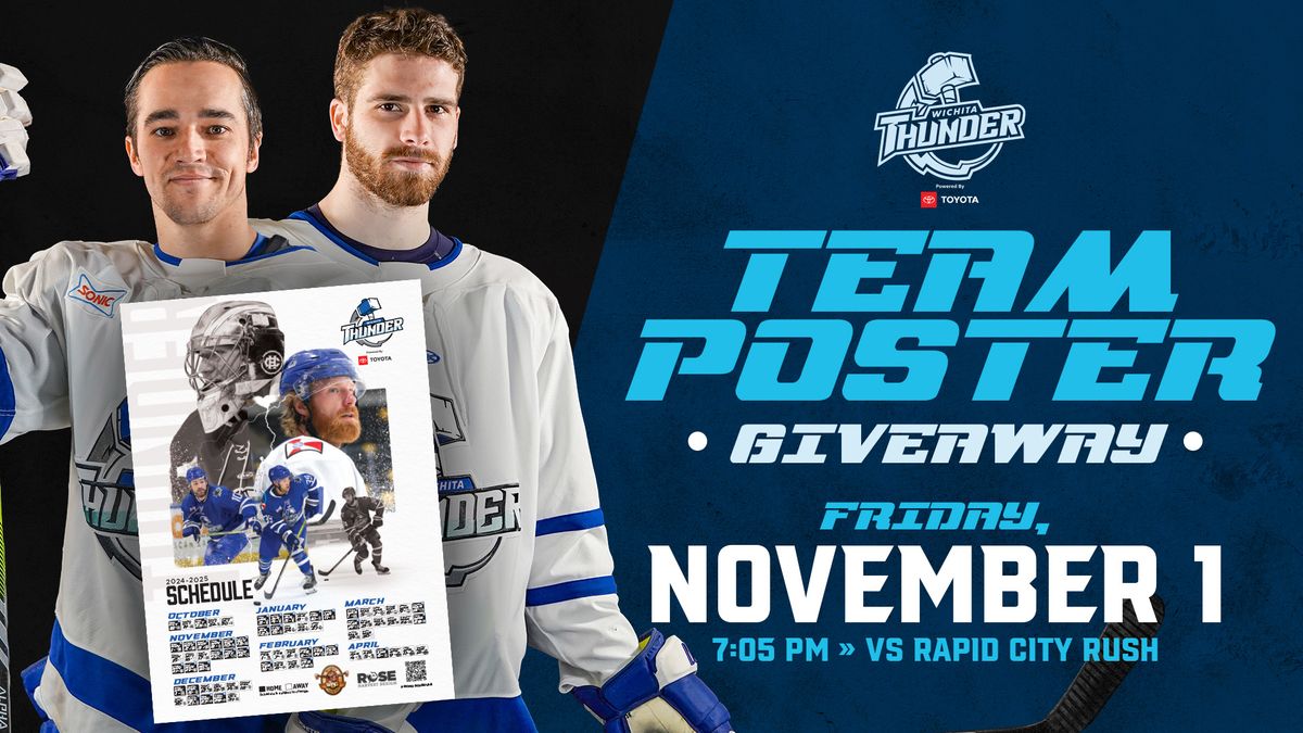 Team Poster Schedule Giveaway