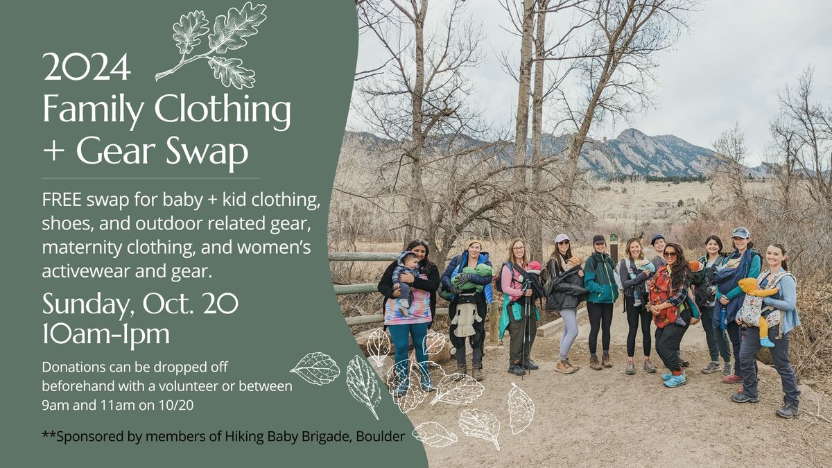 Fall Family Clothing & Gear Swap