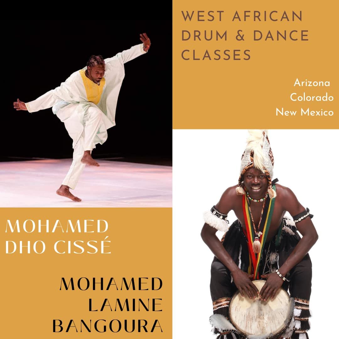Dynamic West African Drum & Dance Classes with Guinean Artists
