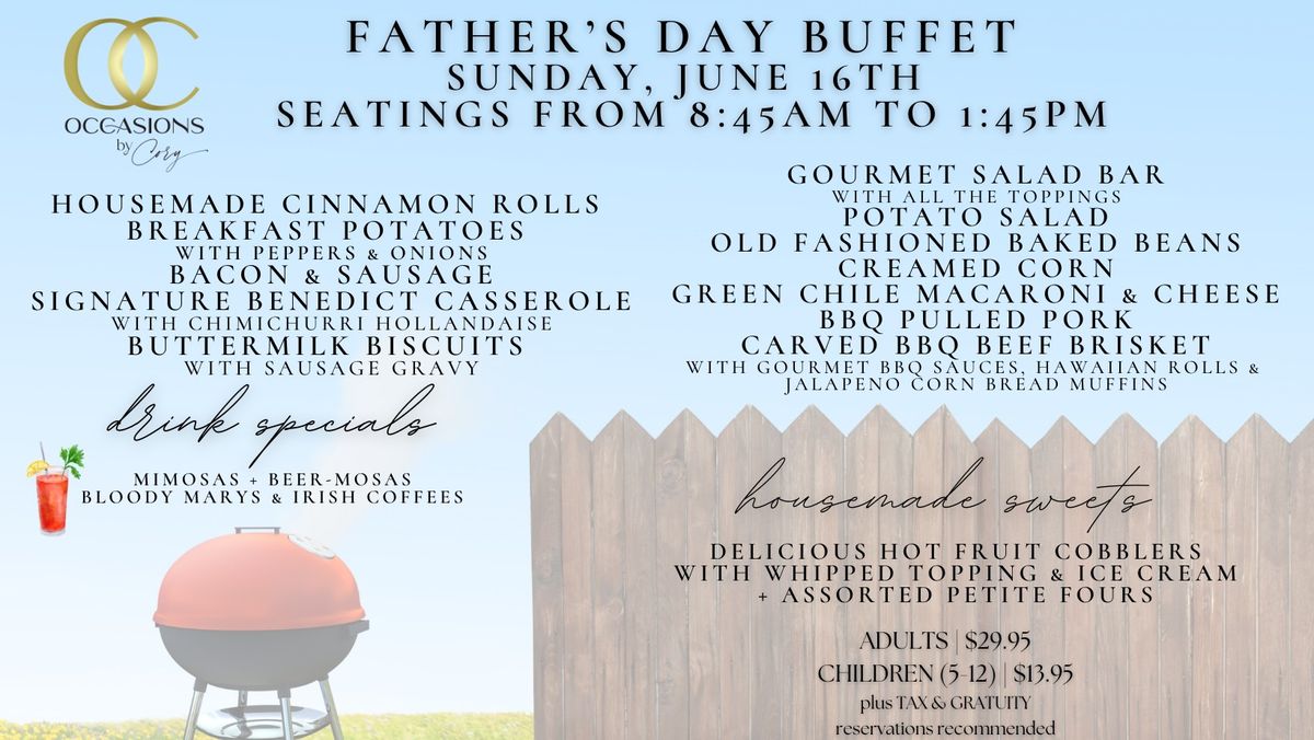 Father's Day Brunch at Occasions by Cory