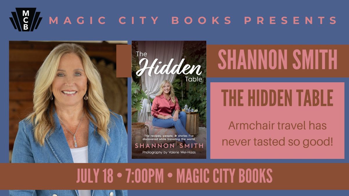 Chef Shannon Smith Book Launch - The Hidden Table