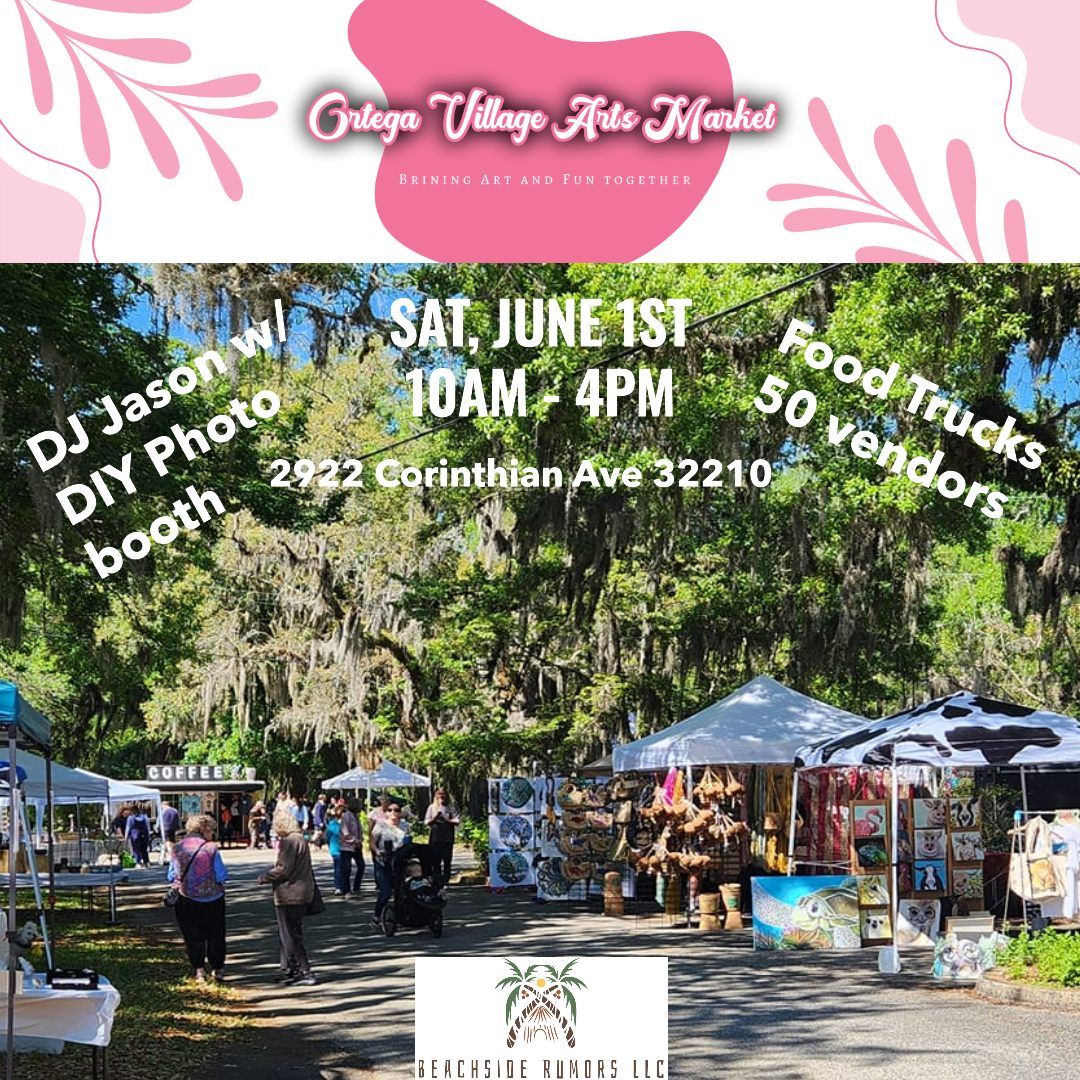 June 1st Ortega Village Arts Market