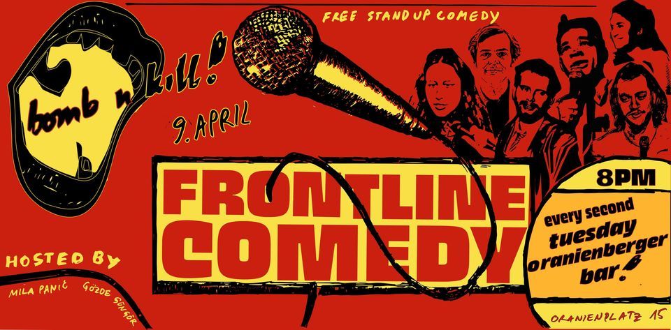 FRONTLINE COMEDY - TUESDAY OPEN MIC 09.04.24