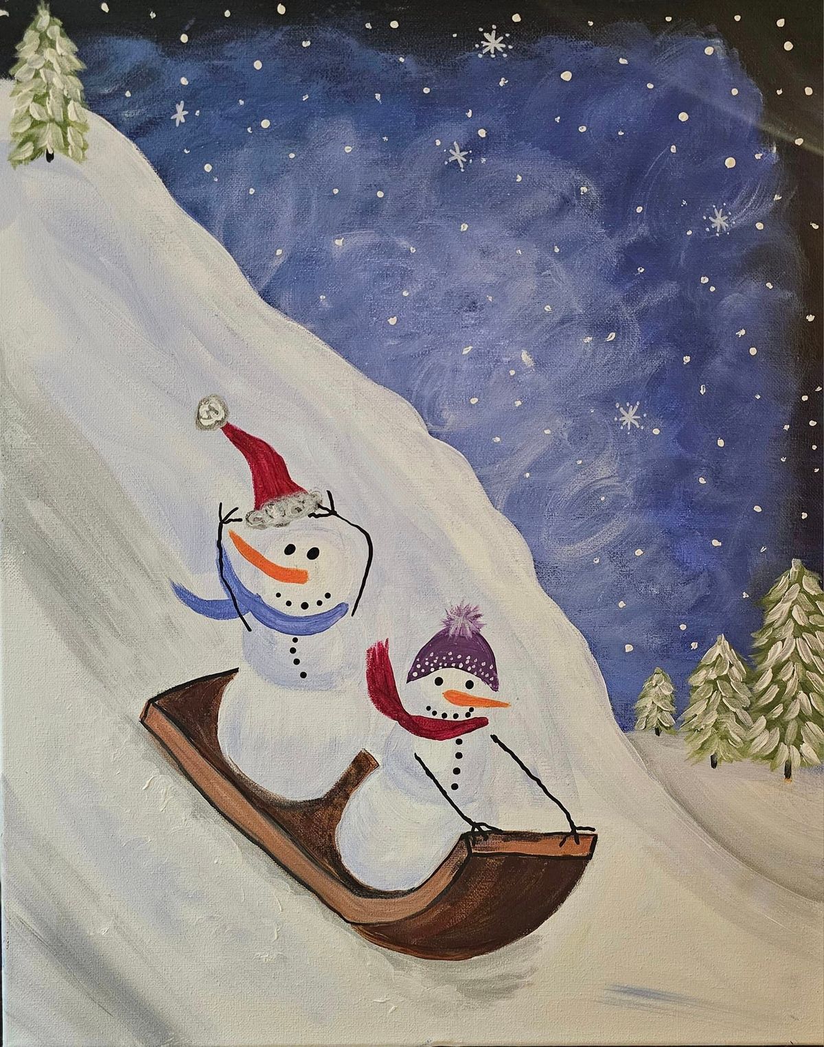 Blue Abode and Paint ~ Winter Sledding 187