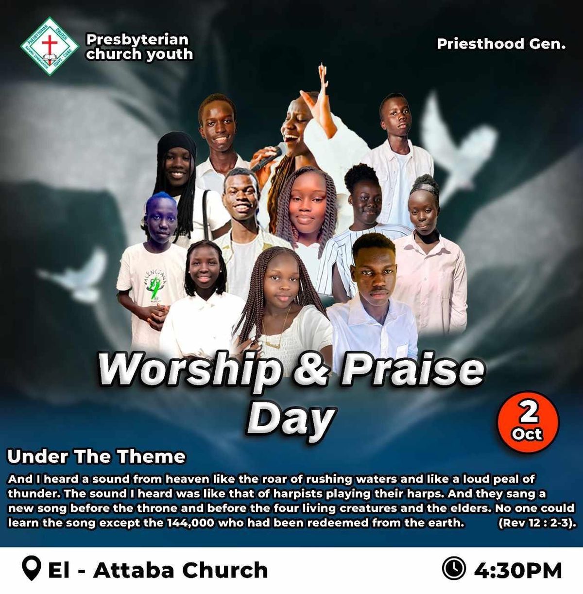 Teenagers Second Worship and Praise Day