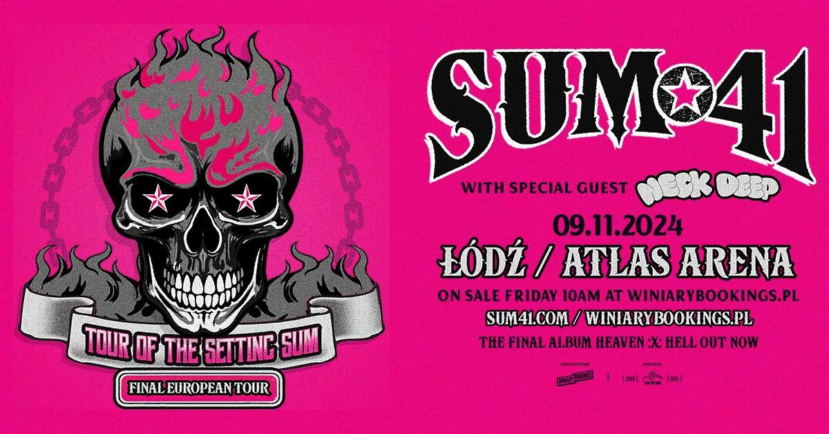 SUM 41 + Neck Deep \/ 9.11.24 \/ Atlas Arena, \u0141\u00f3d\u017a