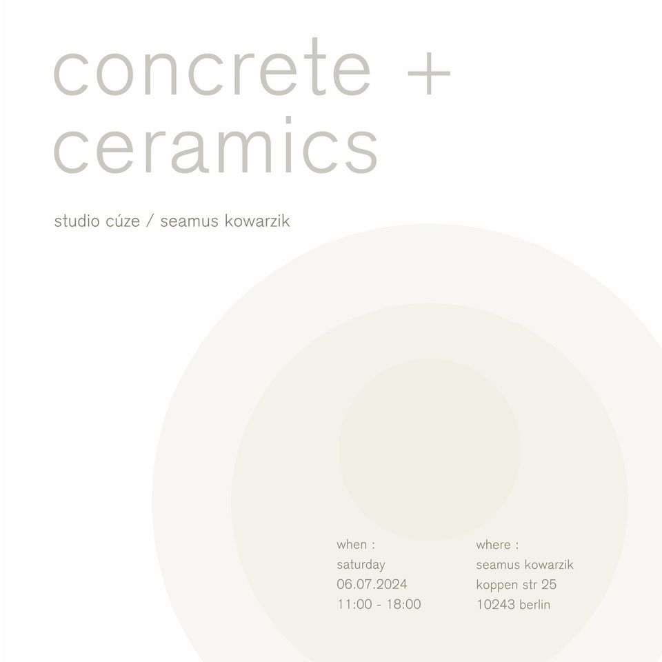 concrete + ceramics 