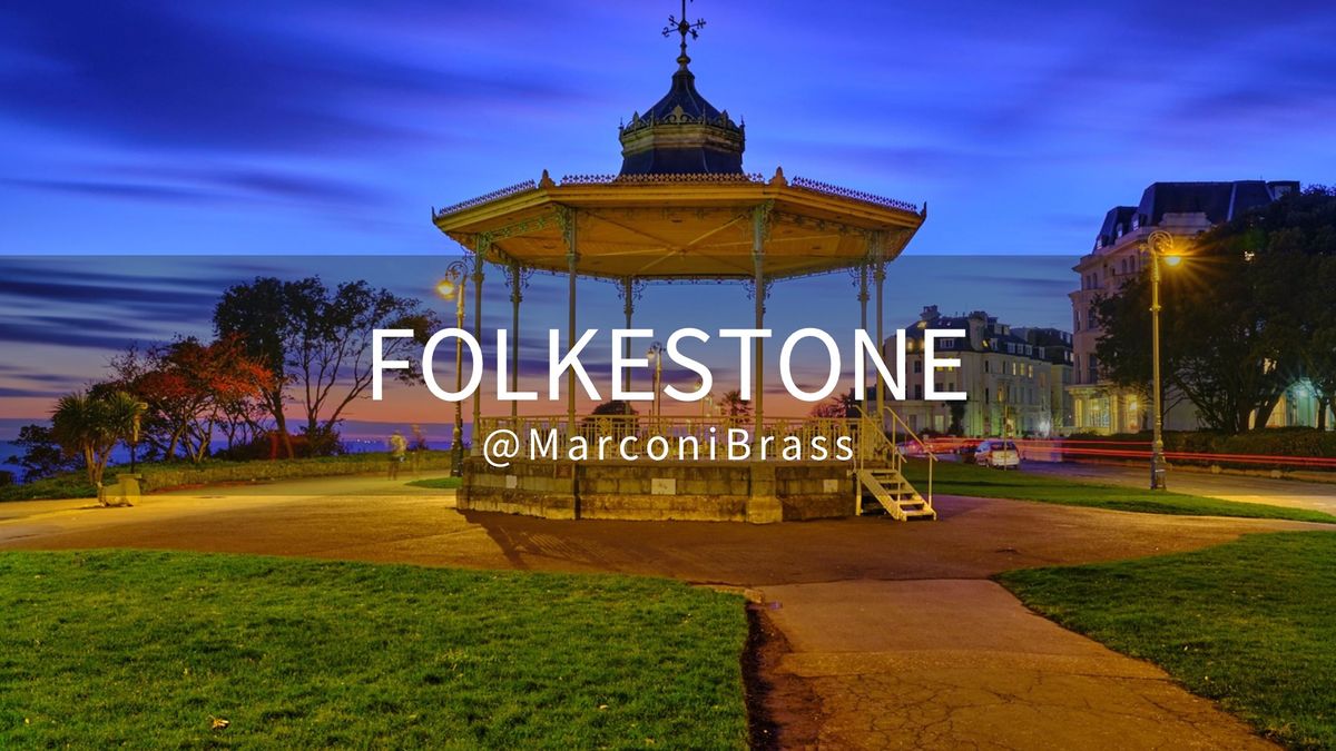 Marconi Brass at The Leas Bandstand, Folkestone