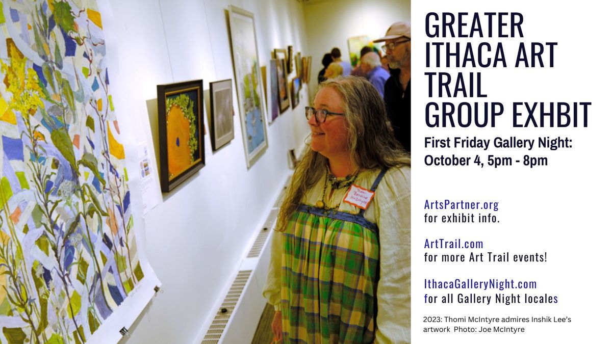 Group Exhibit of Greater Ithaca Art Trail artists 