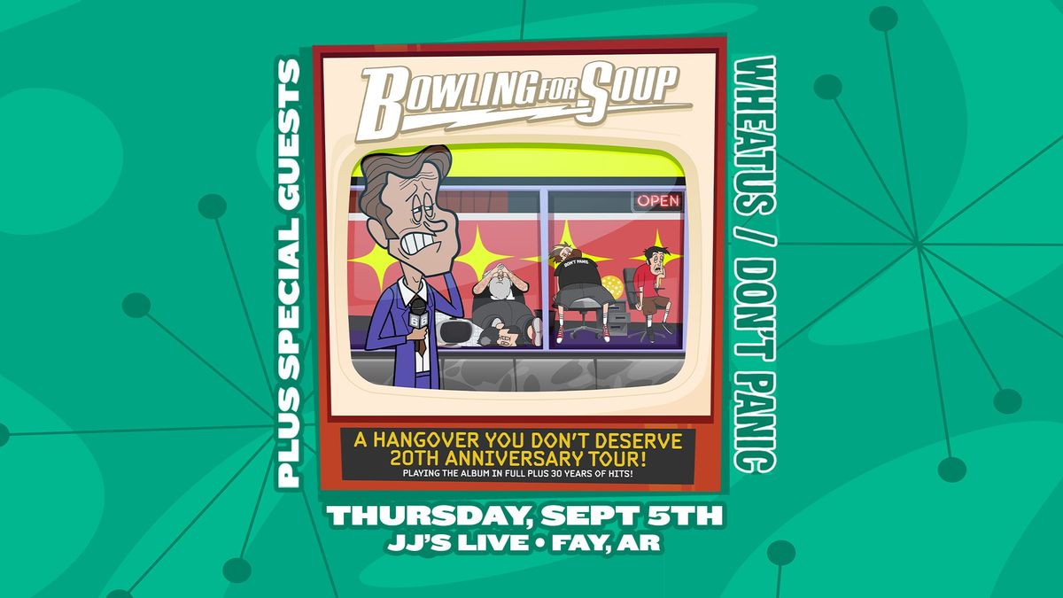 Bowling for Soup: A Hangover You Don't Deserve 20th Anniversary Tour at JJ's Live!