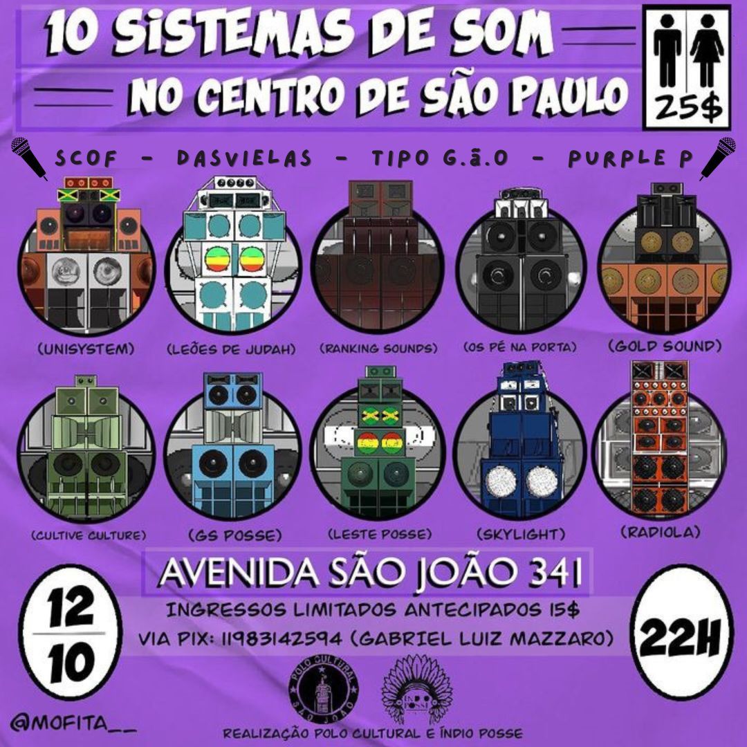 10 SISTEMA DE SOM NO CENTRO DE SP - POLO CULTURAL 