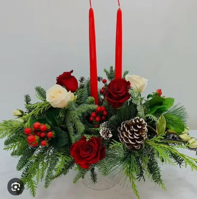 Festive Holiday Centerpiece and lunch $95