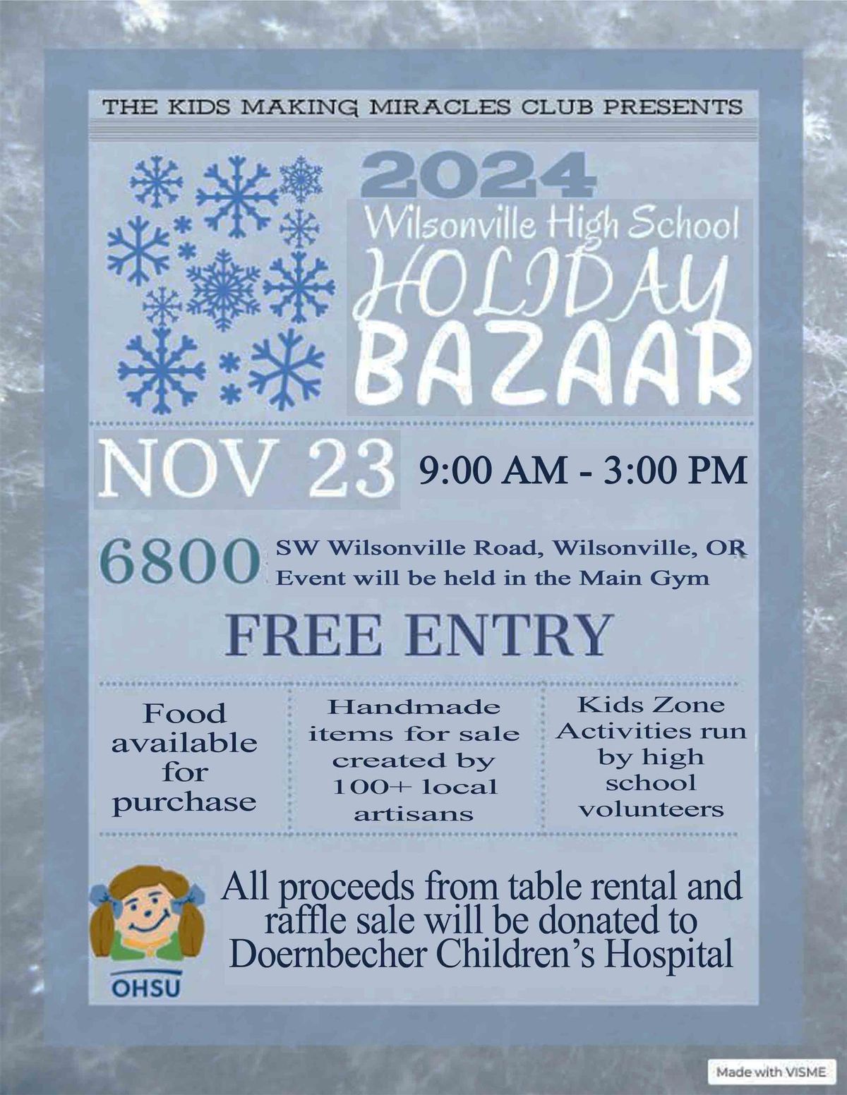 Wilsonville High School Holiday Bazaar