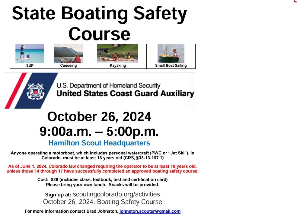 State Boating Safety Course