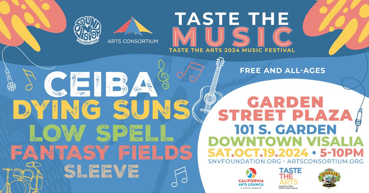 Sound N Vision + Arts Consortium present TASTE THE MUSIC