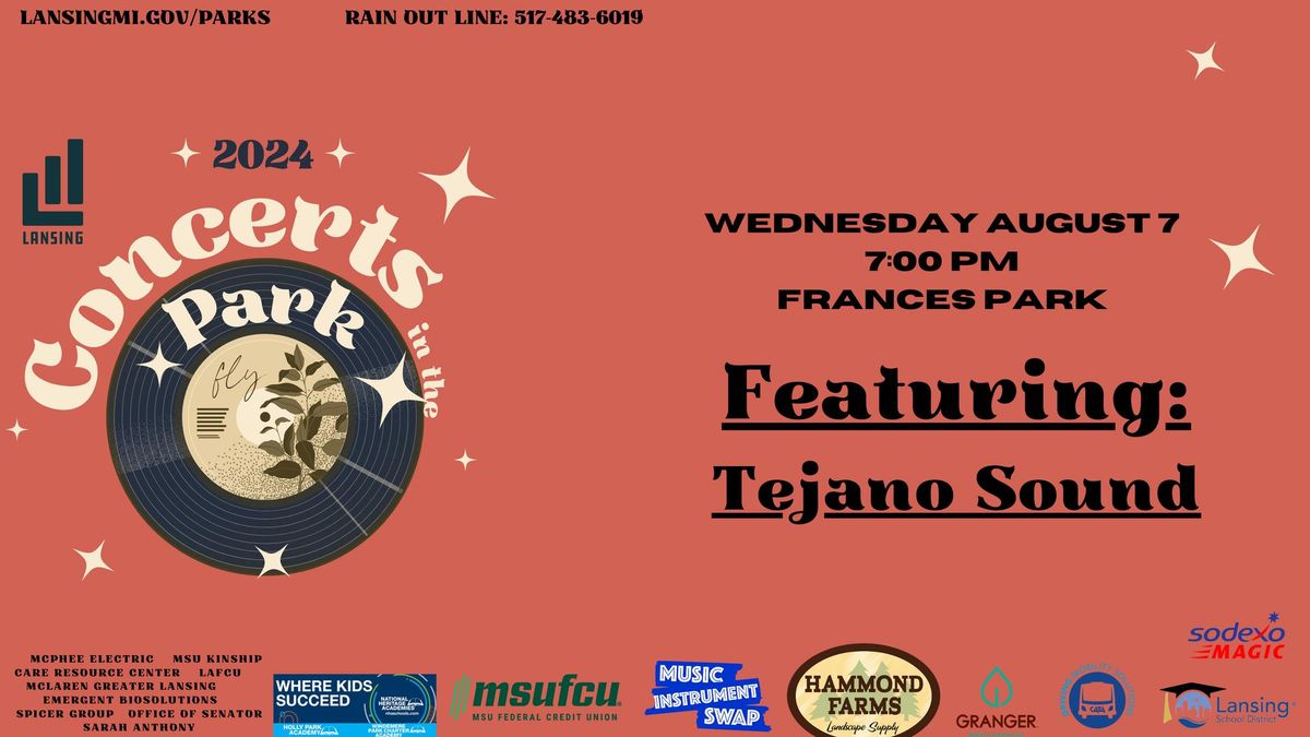 Tejano Sound - Concerts in the Park