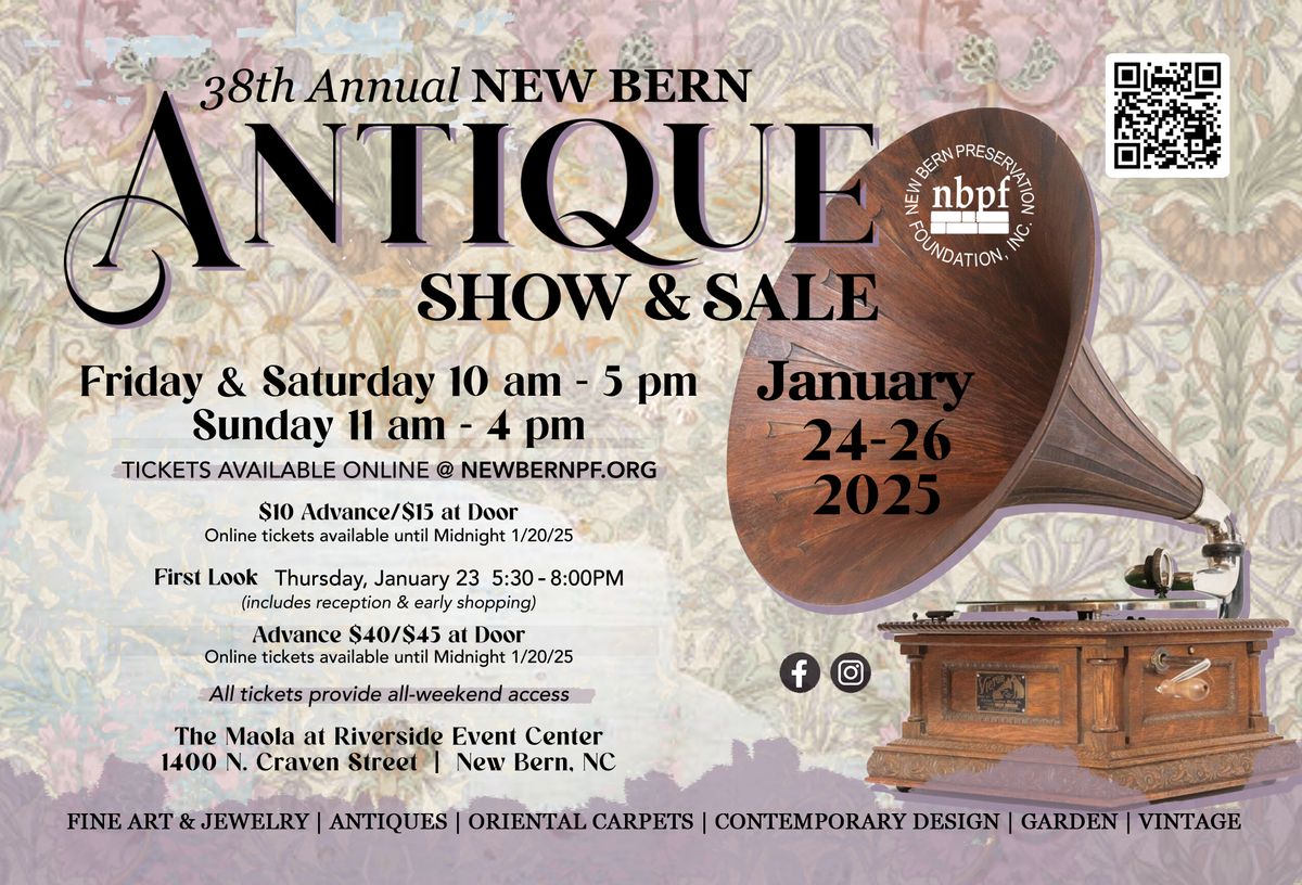 38th Annual New Bern Preservation Foundation Antique Show