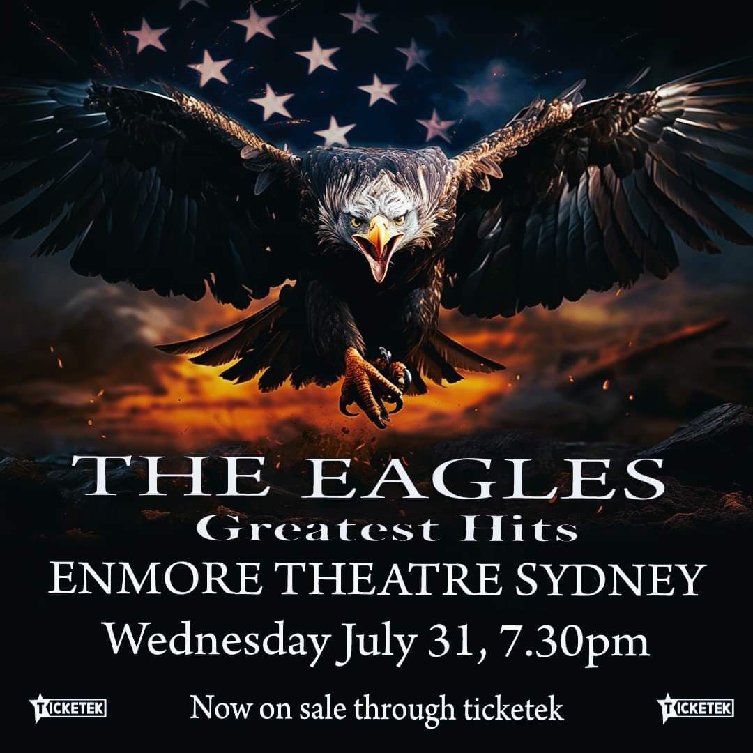 ENMORE THEATRE SYDNEY - Wednesday July 31 from 7.30pm. Now on sale! 