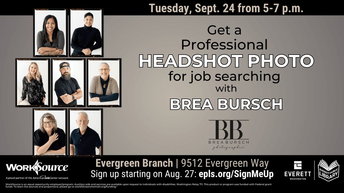 Get a Professional Headshot Photo for Job Searching with Brea Bursch