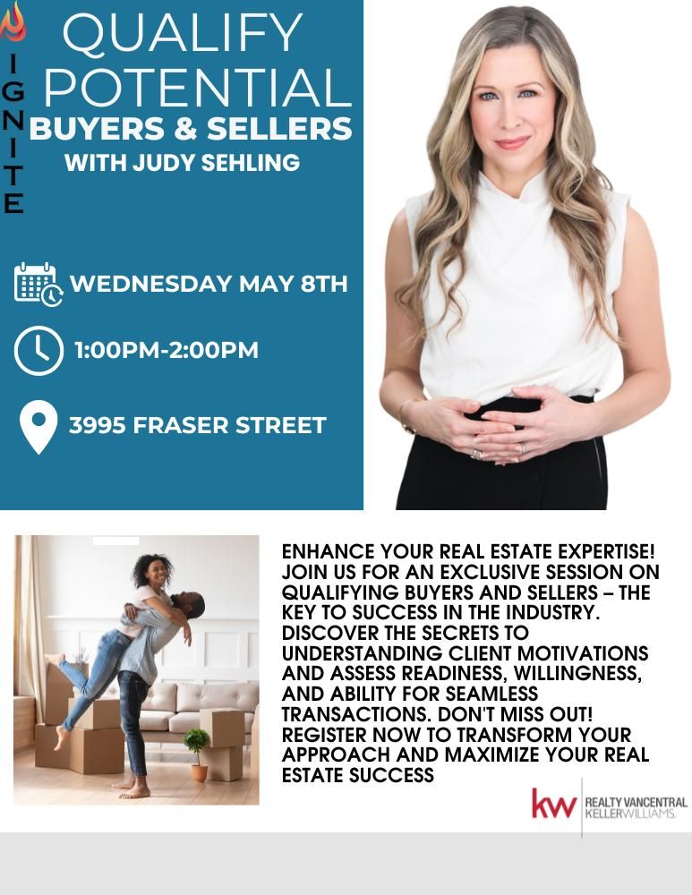 Qualify Potential Buyers & Sellers - 1 hour session