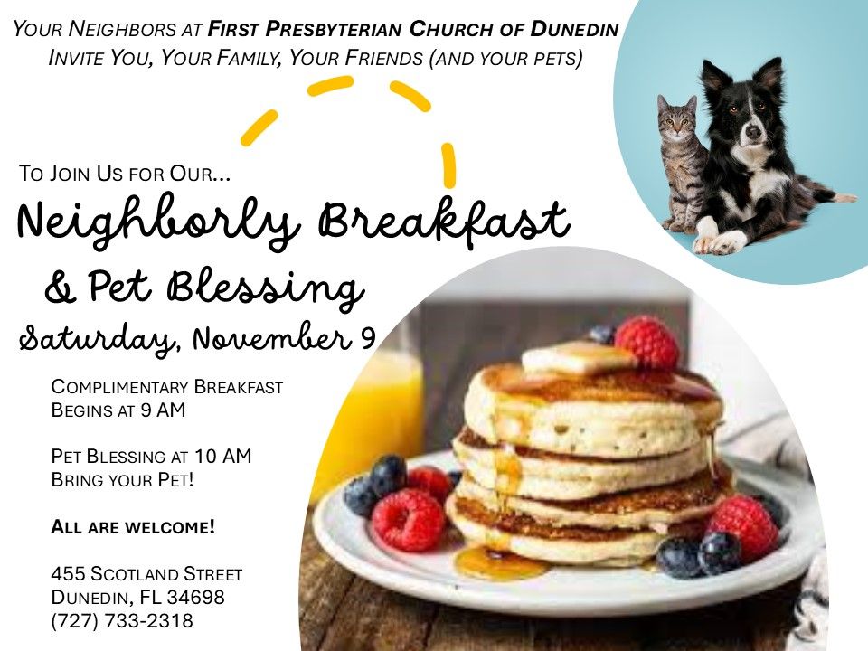 Neighborly Breakfast & Pet Blessing