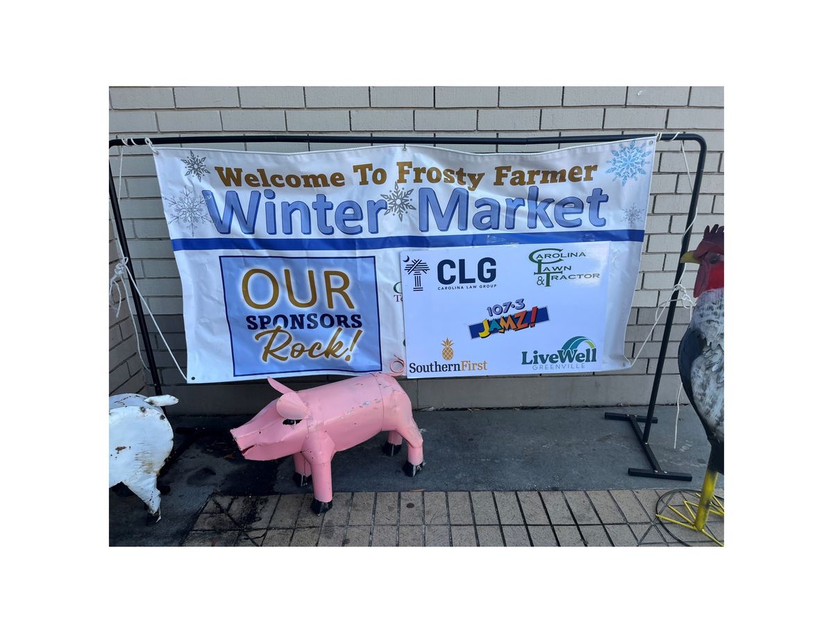 Indoor Winter Farmers Market Saturdays at McAlister Square!