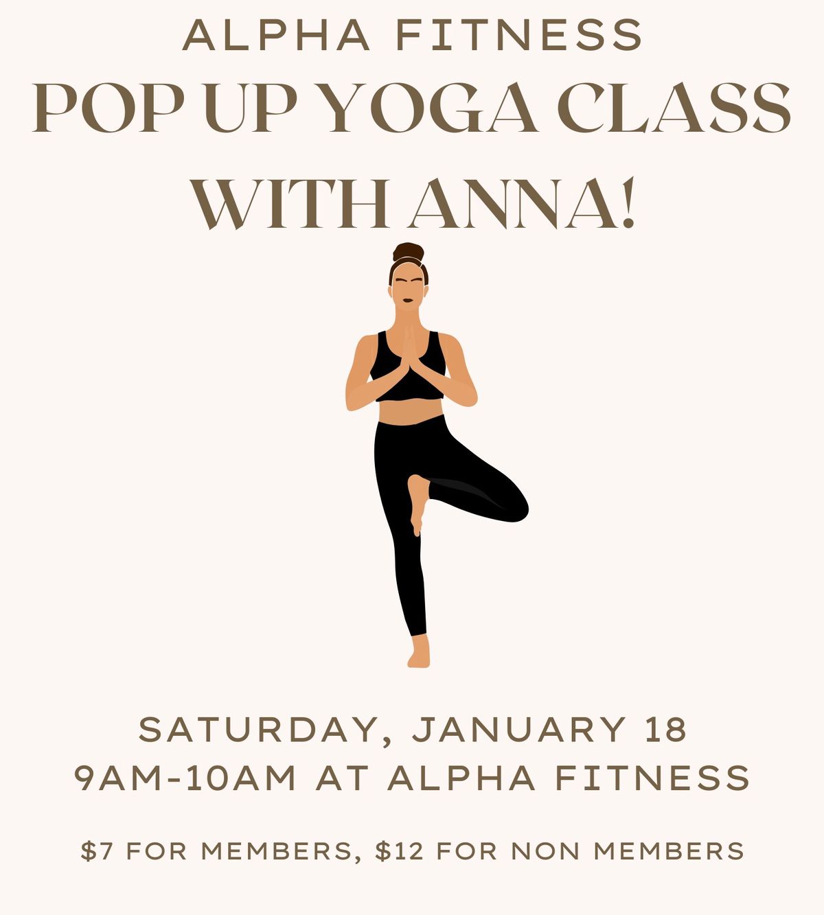 Pop up Yoga with Anna!