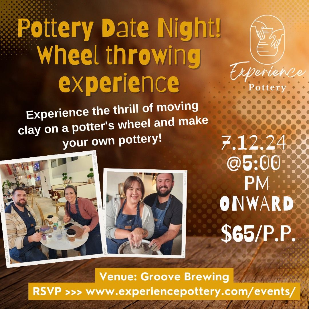 Pottery Date Night Experience at Groove Brewing