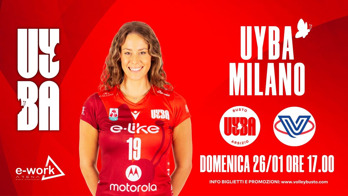 Eurotek UYBA Busto Arsizio - Numia Vero Volley Milano