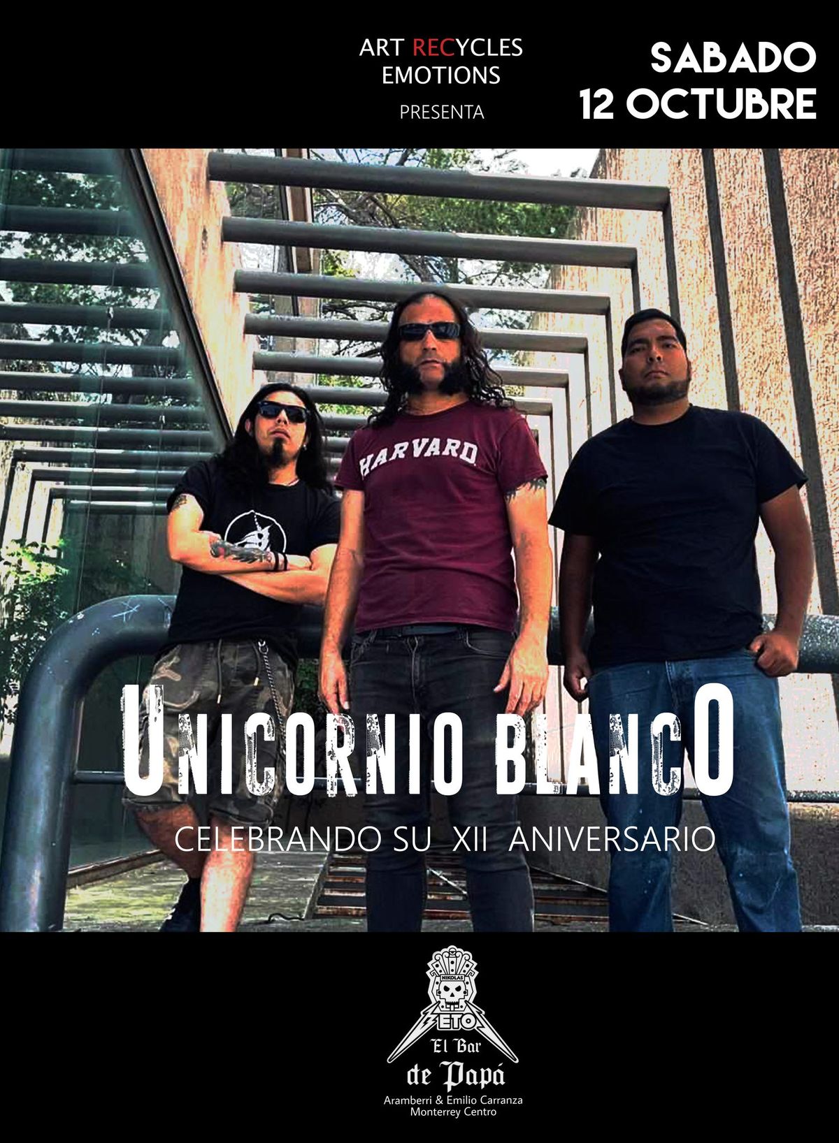 Unicornio Blanco  en concierto Celebrando su XII Aniversario