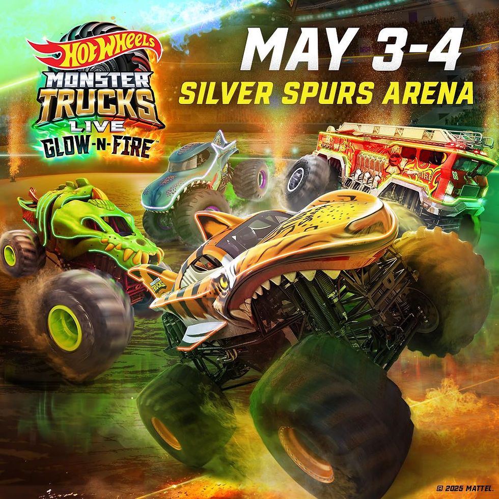 Hot Wheels Monster Trucks Live Glow-N-Fire at Silver Spurs Arena at Osceola Heritage Park