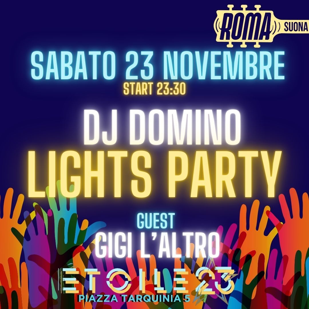 LIGHTS PARTY | GIGI L'ALTRO SHOW | Donna omaggio in accredito