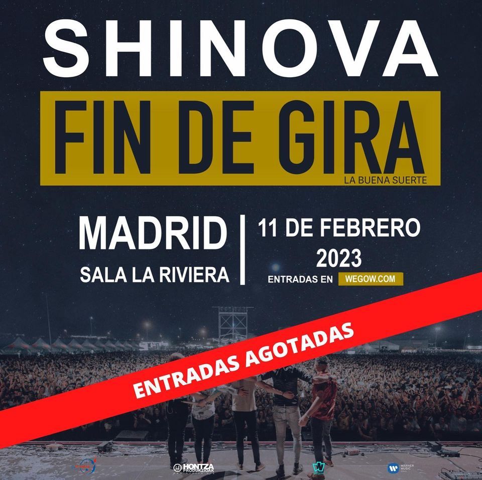 SHINOVA en Madrid (La Riviera)