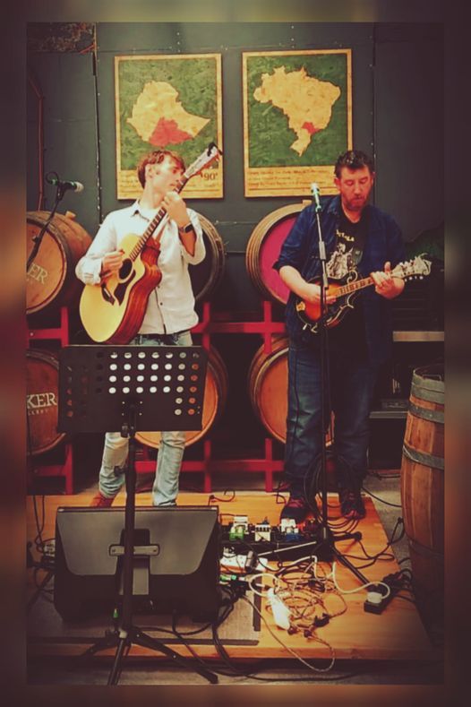 Stealing Whiskey (as acoustic duo) live and The Food Dude burgers