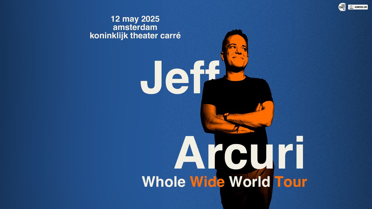 Jeff Arcuri: Whole Whide World Tour at Koninklijk Theater Carr\u00e9, Amsterdam