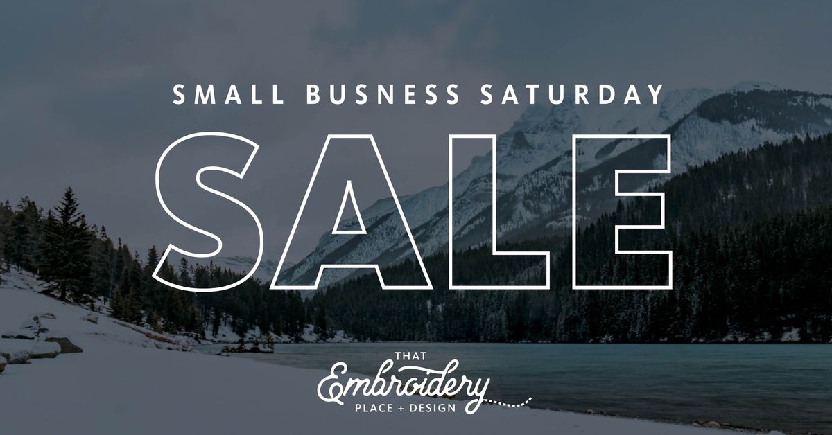 Small Business Saturday