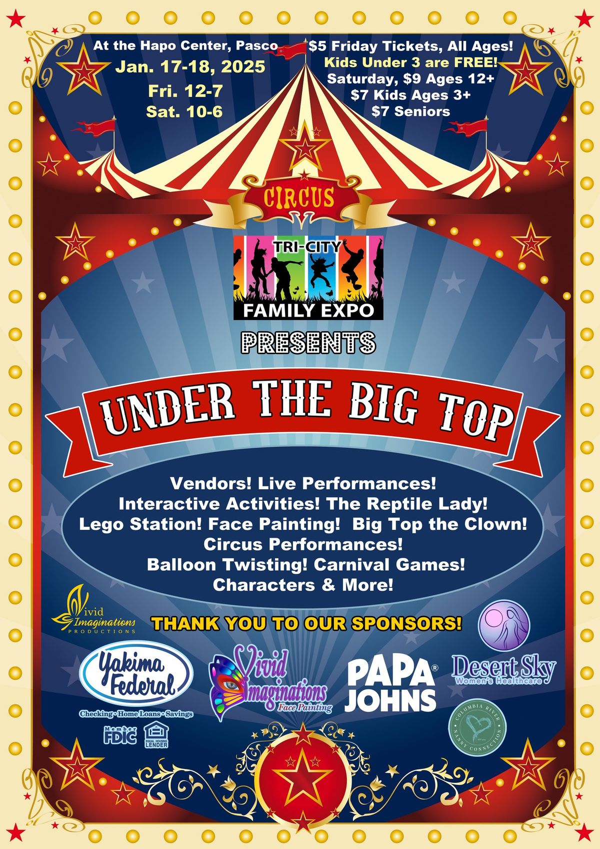 2025 Tri-City Family Expo: Under the Big Top