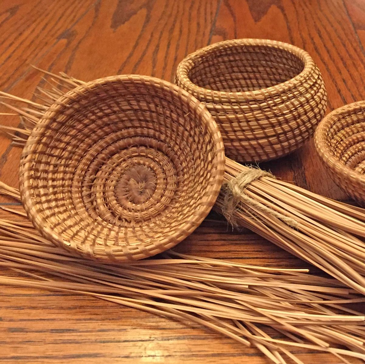 Pine Needle Baskets