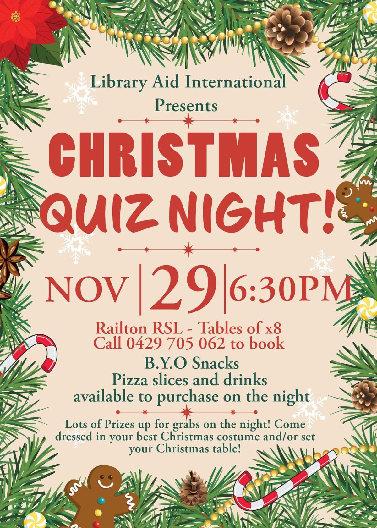 Library Aid International Trivia Night