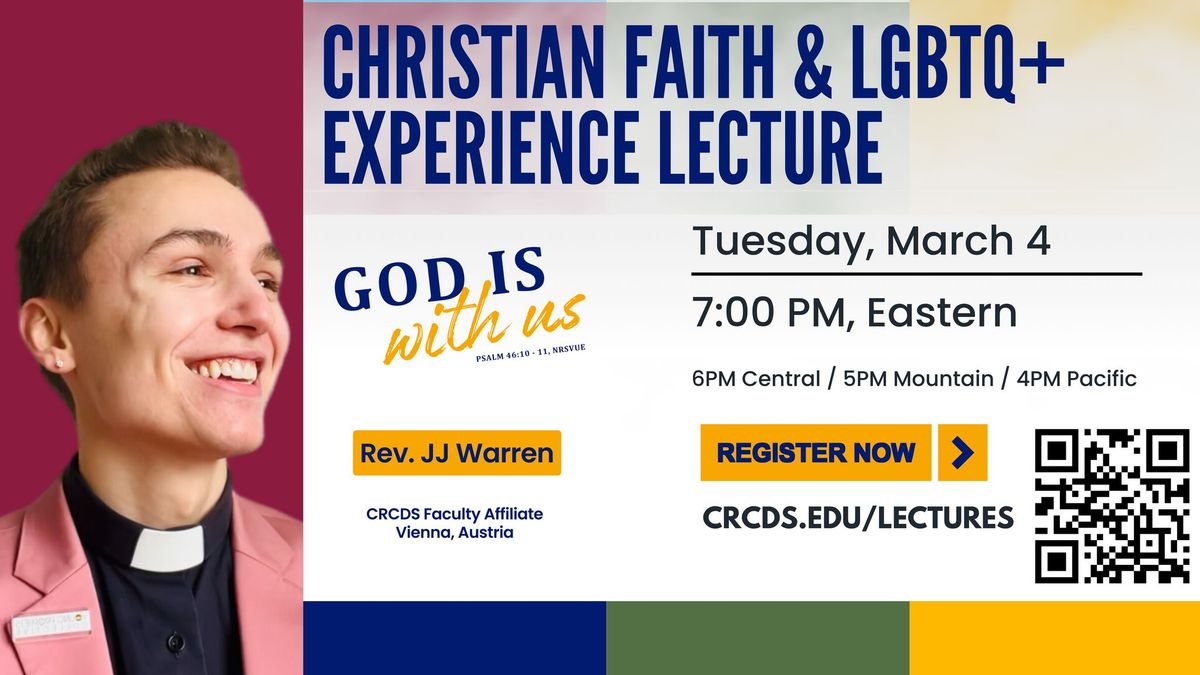 Christian Faith & LGBTQ+ Experience Lecture