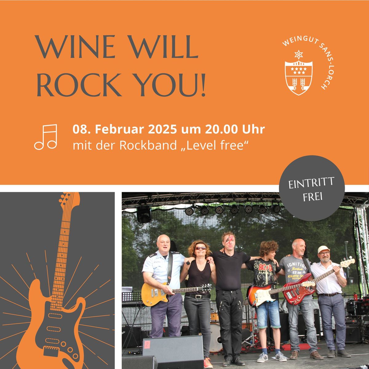 Wein-Rock-Party "Wine Will Rock You" 2025