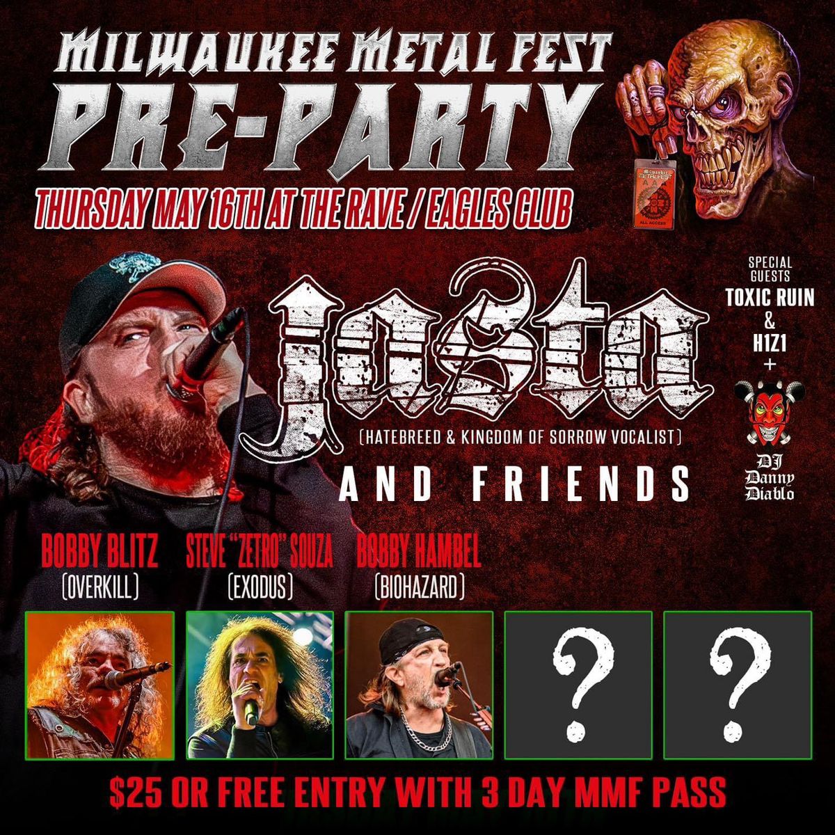 H1Z1 at Milwaukee Metal Fest Pre-Party