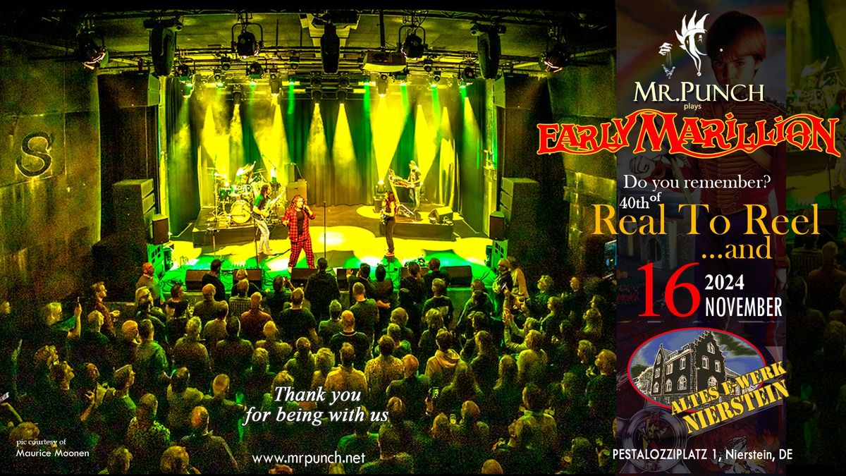 Mr.Punch plays EarlyMarillion -  Real to Reel 40th ...and