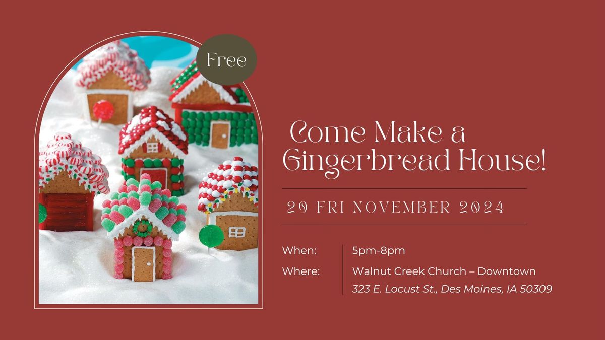 Come Make a Gingerbread House | East Village Promenade