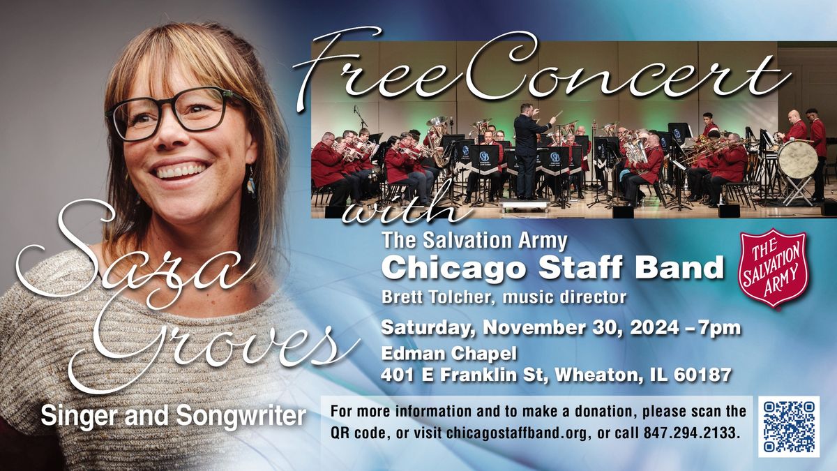 Sara Groves & The Salvation Army Chicago Staff Band - Free Concert