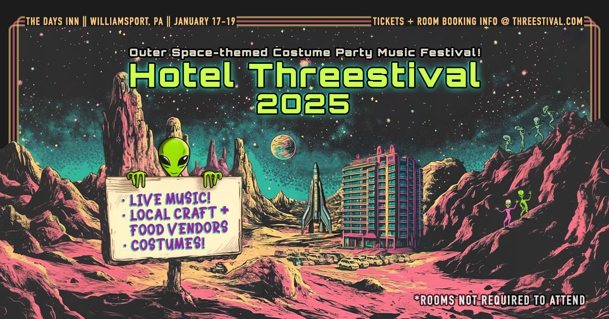 Hotel Threestival 2025 - Costume Party Music Festival